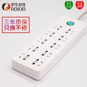 劳特 RT-7206 六孔接线板 全长1.5m