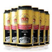 限地区：德国进口 Barbarossa 凯尔特人 黑啤酒 500ml*6听