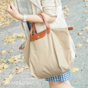 王菲同款，Longchamp 珑骧 短柄中号尼龙饺子包