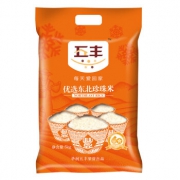 五丰 优选东北珍珠米 5kg 24.9元