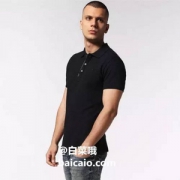 两色码全，Diesel 迪赛 T-Kalars 男士弹力棉修身Polo衫 折后£41.47