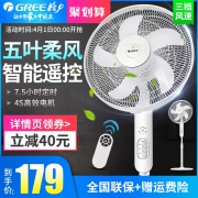 GREE 格力 FD-4036bh5-WG 五叶遥控定时落地扇