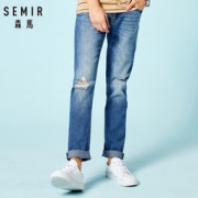 Semir 森马 037241162 男士破洞牛仔裤 59.9元包邮（需用券）