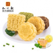 中华老字号，知味观 多口味 绿豆糕180g+50gx3