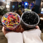 韩版网红可爱一次性橡皮筋简约韩国扎头发头绳发圈皮套发绳头饰女