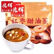 营养早餐，兆辉 山西平遥特产 红枣甜油茶400g*2盒