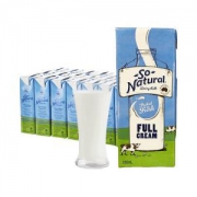 So Natural 澳伯顿 Natural 全脂纯牛奶 200ml*24盒 *2件