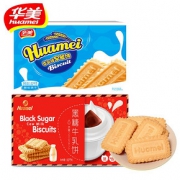华美 牛奶早餐饼干 牛乳味 2斤