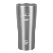 Leeyoo 立羊 双层隔热不锈钢杯 本色光面 280ml
