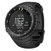 Prime会员：SUUNTO 颂拓 Core 核心 All Black SS014279010 深黑铝户外腕表