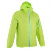 DECATHLON 迪卡侬 Helium 100 青少年徒步防风夹克 黄色