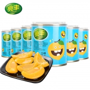 ￥25.9 兆丰新鲜黄桃罐头即食糖水水果罐头300g*6