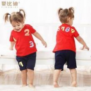 婴比迪 婴幼儿纯棉春夏季套装