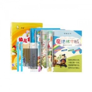 哲趣 学前启蒙凹槽练字帖 5本礼盒装 送2笔杆+30笔芯+2握笔器 *3件