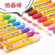 24色油画棒36色48色宝宝蜡笔儿童安全幼儿画笔彩笔腊笔套装色粉笔幼儿园油