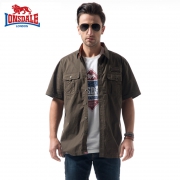 LONSDALE 龙狮戴尔 113210124 男士短袖衬衫