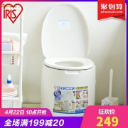 爱丽思日本老人孕妇可移动坐便器便携塑料成人翻盖马桶TP-420V  券后229元