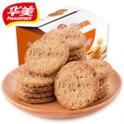 华美 每日粗粮低糖全麦饼干代餐饼 1050g 19.9元包邮（需用券）