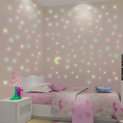 ￥4.99 百图 夜光墙贴 50个星星+2个月亮