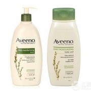 孕妇适用，Aveeno 艾维诺 每日倍护洗护套装 沐浴露532ml +润肤乳532ml