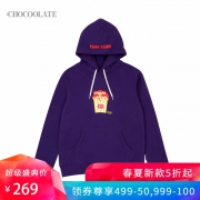 : CHOCOOLATE|TSUMTSUM联乘男女同款个性休闲连帽卫衣3030UBB 269元