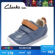 Clarks其乐童鞋男童皮鞋宝宝鞋透气步前鞋婴儿鞋TinyAspire 161.1元