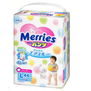 Merries 妙而舒 婴儿纸尿裤 L44片 *5件  387.3元含税包邮