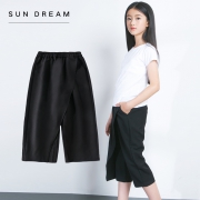 ￥19包邮 阳光皮尔 女童七分裤夏薄款