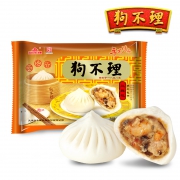 天津正宗狗不理 三鲜包子 含大块虾仁 12个 27.9元包顺丰 店里9元/个