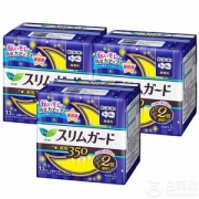 乐而雅 F系列 夜用量多轻薄护翼卫生巾35cm*13片*3包 Prime会员凑单免费直邮
