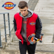Dickies 棒球撞色条纹长袖棉服 促销力减只要499