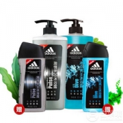 adidas 阿迪达斯 男士沐浴套装(激情600ml+冰点600ml+激情250ml+冰点250ml)