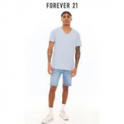 Forever21 男士基础V领T恤