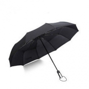 昵迪 十骨雨伞 直径110CM 黑色 9.9元包邮（需用券）