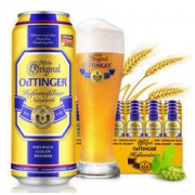 OETTINGER 奥丁格 自然浑浊型 小麦啤酒 500ml 24听 普通装 148元包邮