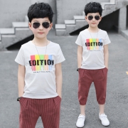 2019男童新款短袖+裤子两件套 券后￥39