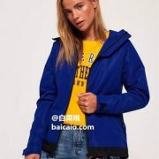 XS码，Superdry 极度干燥 Elite SD-Windcheater 女士防风运动夹克 Prime会员凑单免费直邮含税
