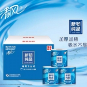 清风 新韧纯品卷纸 3层270段24卷*3箱