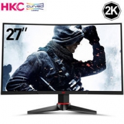 HKC 惠科 G271Q 27英寸 VA显示器 （1800R、2560×1440、144Hz、1ms、FreeSync） 1949元包邮