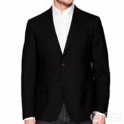 限42R码，DKNY 唐可娜儿 Daspin 男士纯羊毛两扣修身西装 Prime会员免费直邮含税