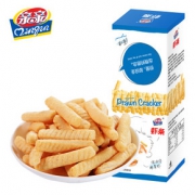亲亲虾条盒装45g*4盒原味烧烤芥末虾味鲜虾条网红休闲小零食礼包