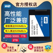 WD 西部数据 WDS250G2B0A Blue系列-3D版 SATA 固态硬盘 250GB