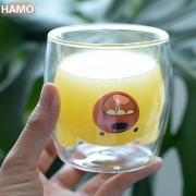星爸爸猫爪杯同款 熊头双层玻璃杯 29.9元包邮