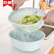 千良 双层洗菜篮沥水篮 5.9元包邮