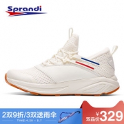 仅今天 斯潘迪 2019春夏新品 女厚度增高透气休闲运动鞋 229元新低价 正价599元 满2双9折