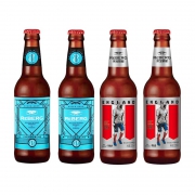 4瓶装reberg莱宝精酿8号比利时风味小麦白啤酒中国产精酿330ml  券后19.9元