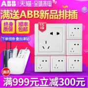 ABB 德逸系列 AE205 五孔插座 15只装