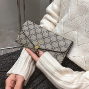 钱包2019新款女韩版女士钱包女长款拉链皮u钱夹皮夹大容量手拿包