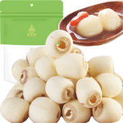 五分文 大颗无芯白莲子 500g