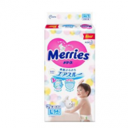 Merries 妙而舒 婴儿纸尿裤 L54片 *4件  299.56元含税包邮